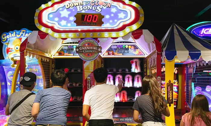 $25 for One $50 Arcade Play Card at The Great American Arcade ($50 Value) - Primary Image
