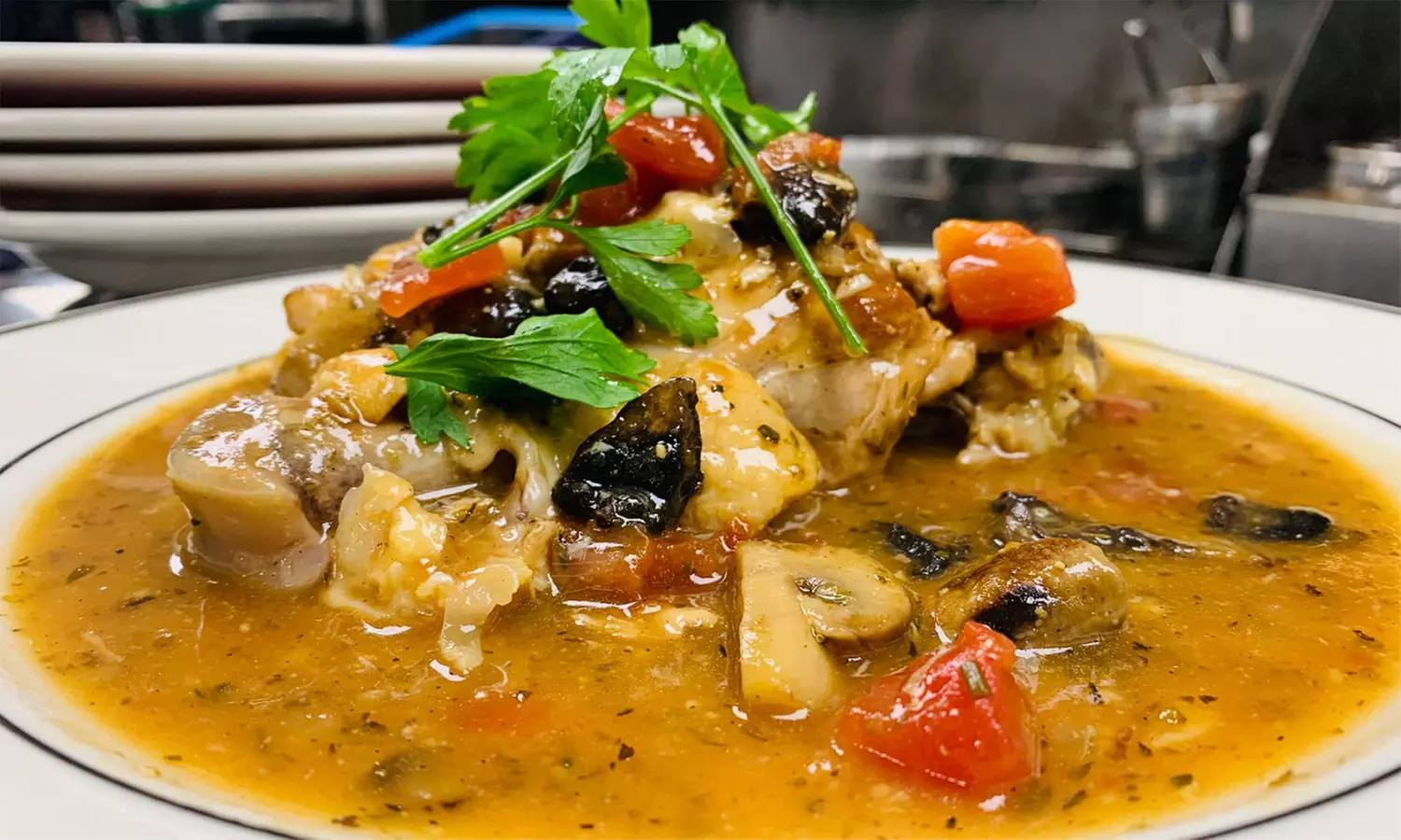 $100 or $200 to Spend on Food and Drinks at Upscale French Brasserie 