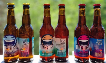 Para 1 persona: cata de 5 cervezas de especialidad y maridaje - Cervecería Dichosita
