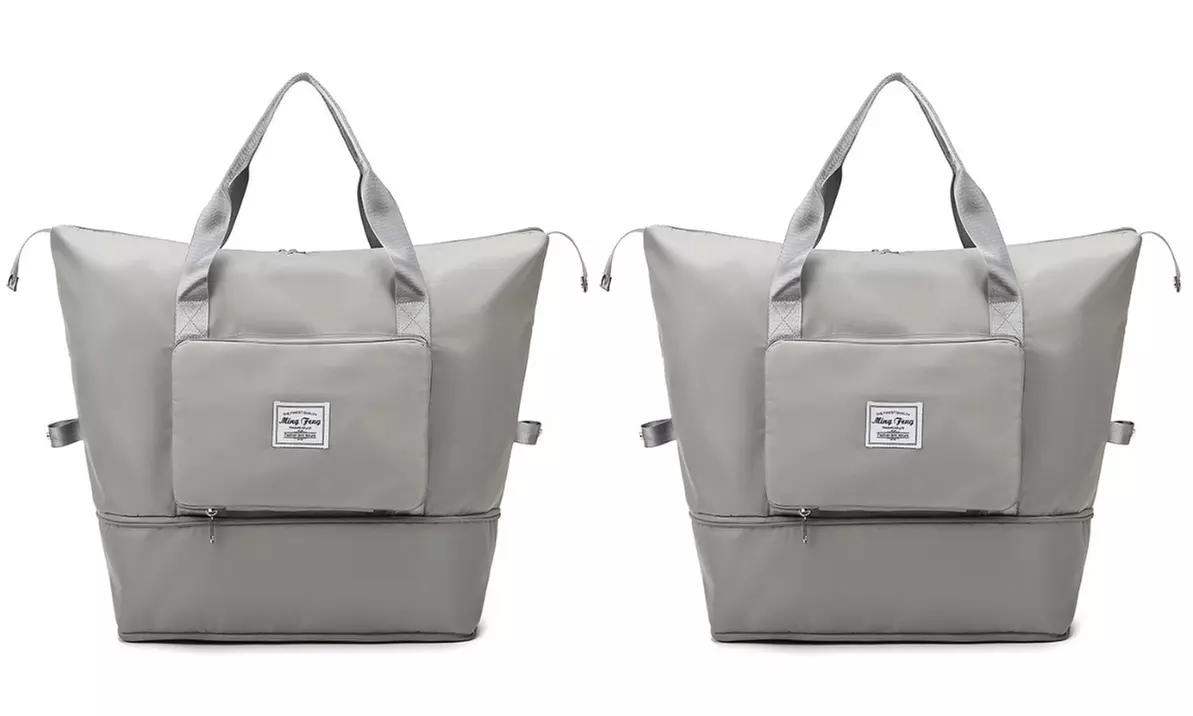 One or Two Waterproof Lightweight Foldable Duffle Handbags