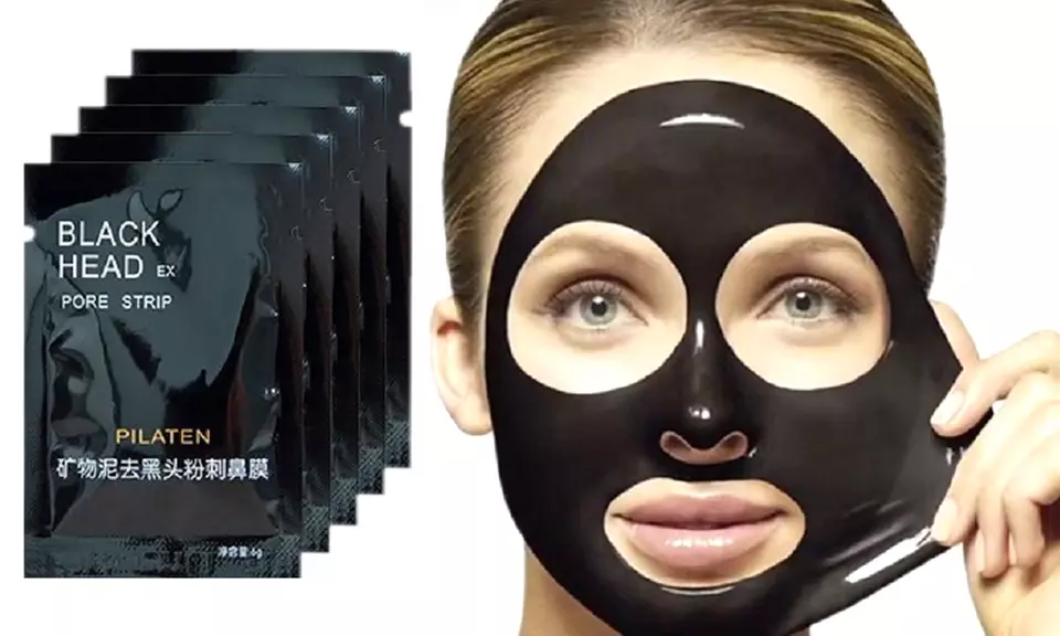 5, 10, 20, 30 ou 40 masques peel-off au carbone, anti-points noirs - Primary Image