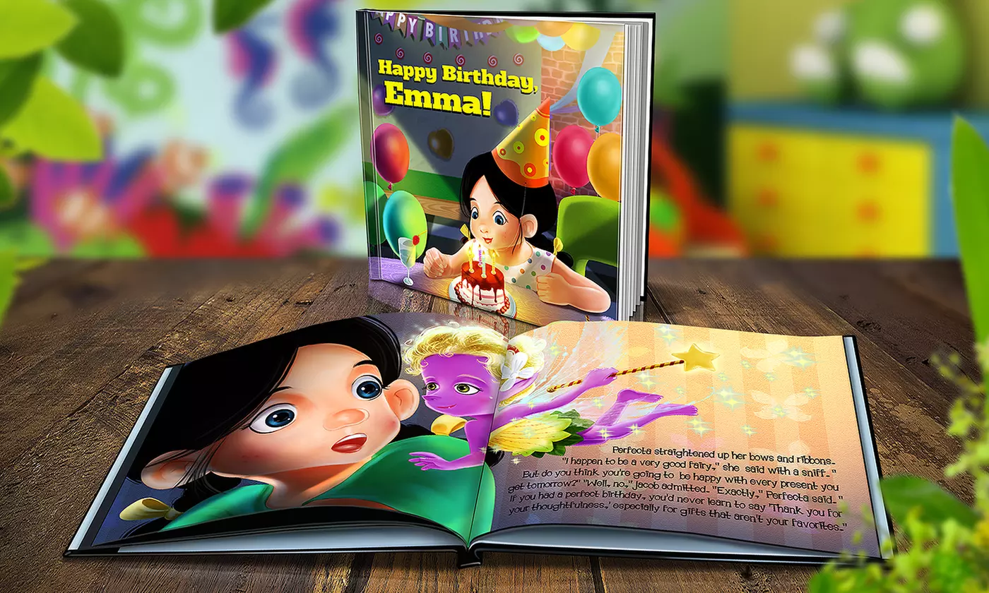 Personalized "Happy Birthday" Story Books from Dinkleboo (Up to 67% Off). Three Options Available. - Primary Image