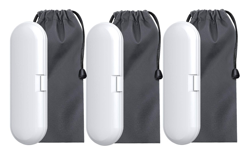 Image 5: Electric Toothbrush Case with Bag Compatible with Oral-B