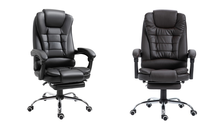 Image 1: HomCom Executive Office Chair