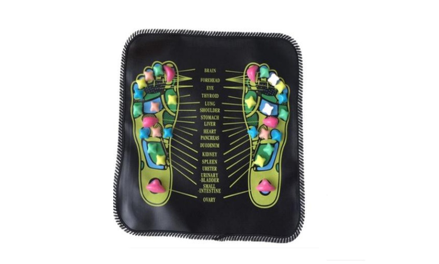 Image 2: One or Two Reflexology Foot Massager Mats