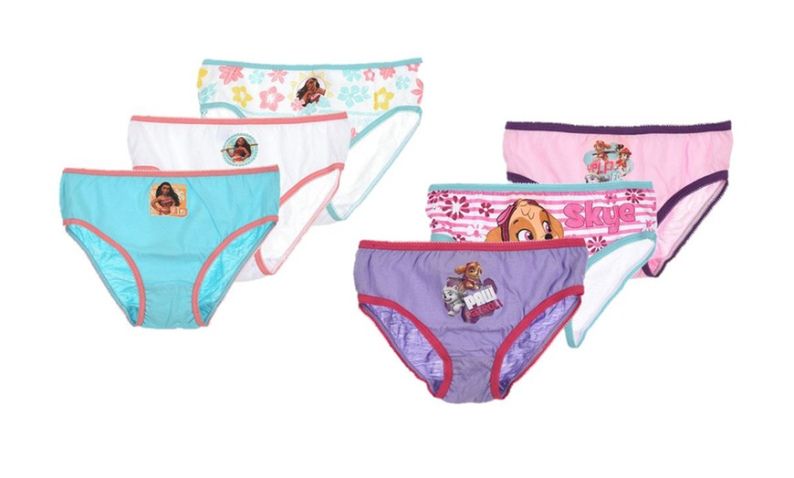 Image 1: Girls' Disney Character Briefs