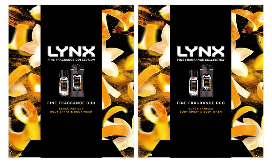 Image 3: Lynx Fine Fragrance Duo Collection Black Vanilla Gift Set for Him