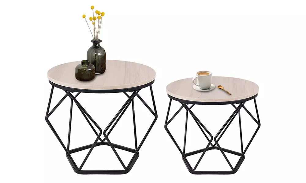 Set van 2 bijzettafels