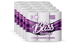  Bliss Quilted Toilet Rolls 