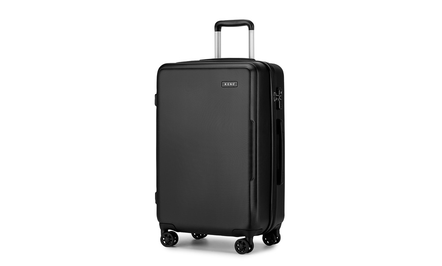 Image 17: One or Three Minimalist Design Hard Shell Luggage Set with TSA Lock 