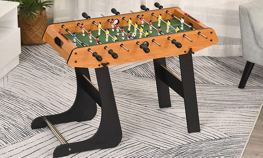 Image 4: HomCom Football Mini Indoor Gaming Table 