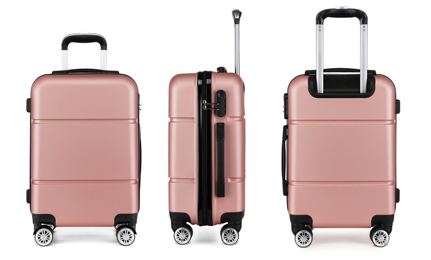 Image 9: ABS Hard Shell Cabin Suitcase