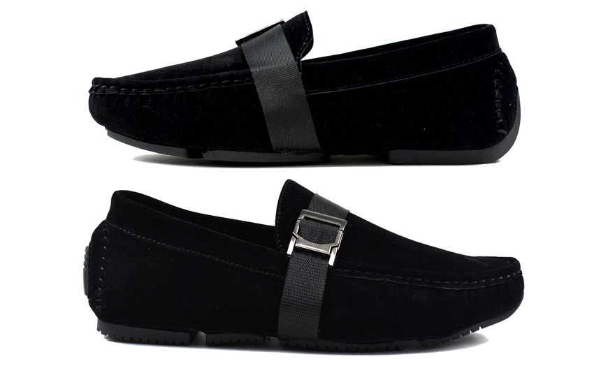 Image 6: Boys' Faux Suede Slip-On Loafers