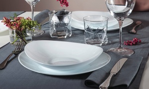  18-Piece Opal Glass Dinner Set 