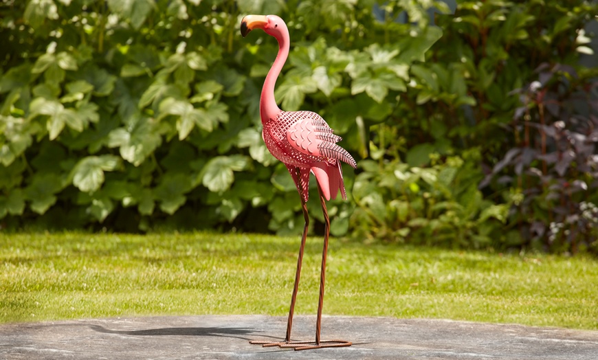 Image 2: Metal Bird-Themed Garden Ornament Collection