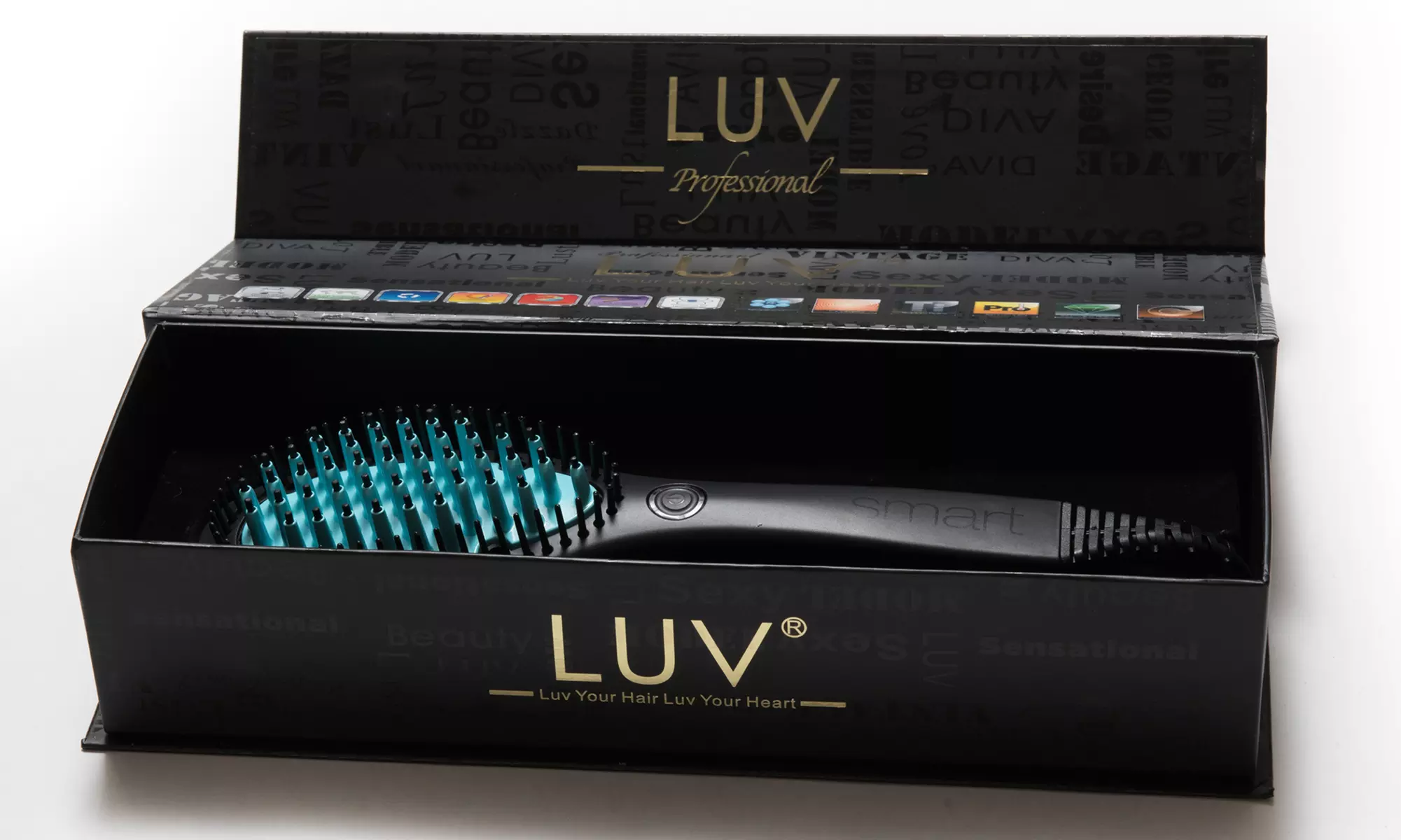 LUV Hair Straightening Smart brush - Second Medium