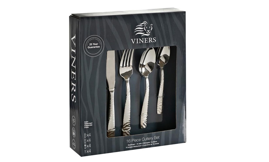 Image 3: Viners 16-Piece Cutlery Set