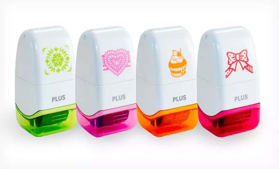 $16.99 for a Plus Pattern Stamp Deco Roller Mini Four-Pack ($35.96 List Price). Free Shipping and Free Returns. - Second Medium