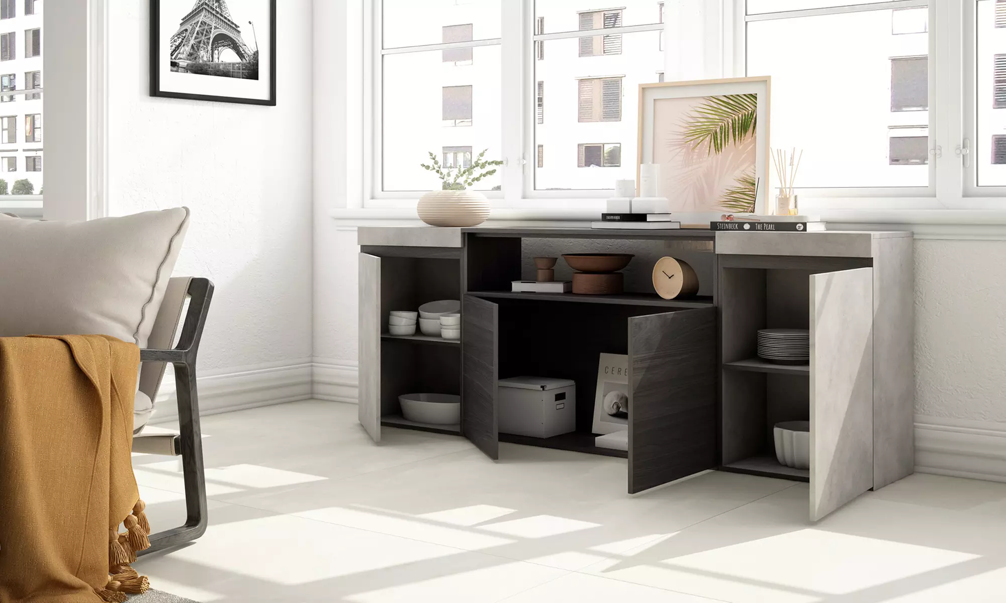 Sideboard mit großem Stauraum