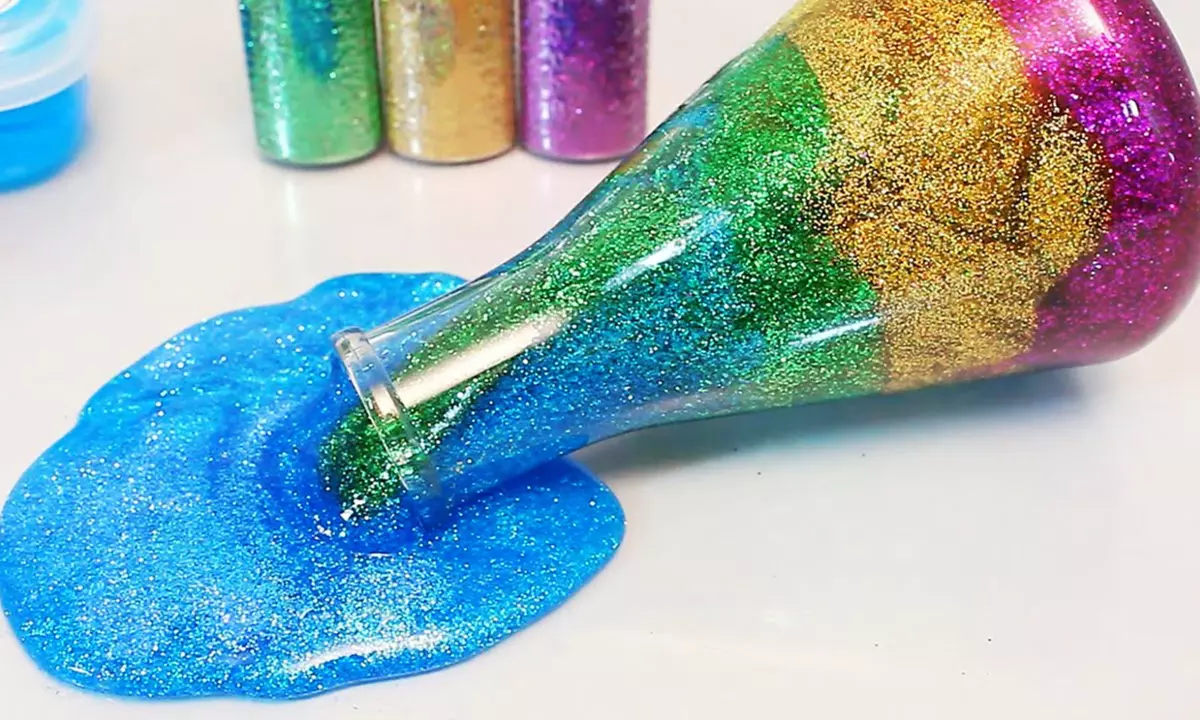 Kids Glitter Gel Slime Kit (19-Piece) - Primary Image