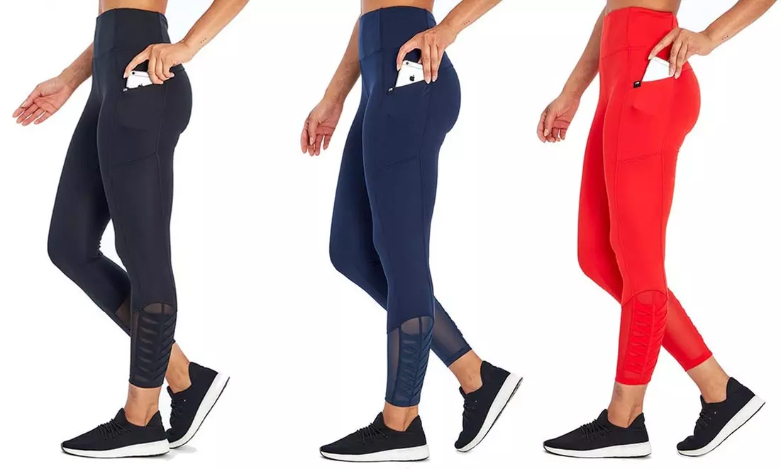 Marika Women's 25" Tummy-Control Detailed Pocket Leggings. Plus Sizes Available. - Primary Image