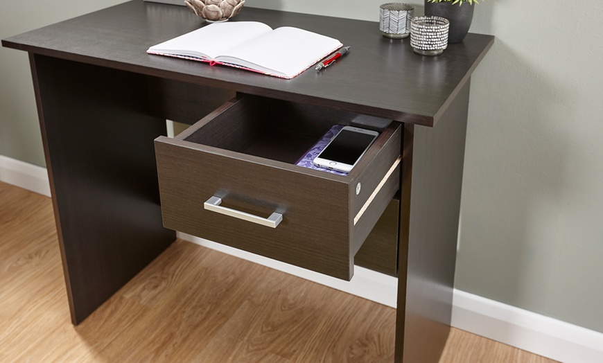 Image 3: Simple Two-Drawer Desk