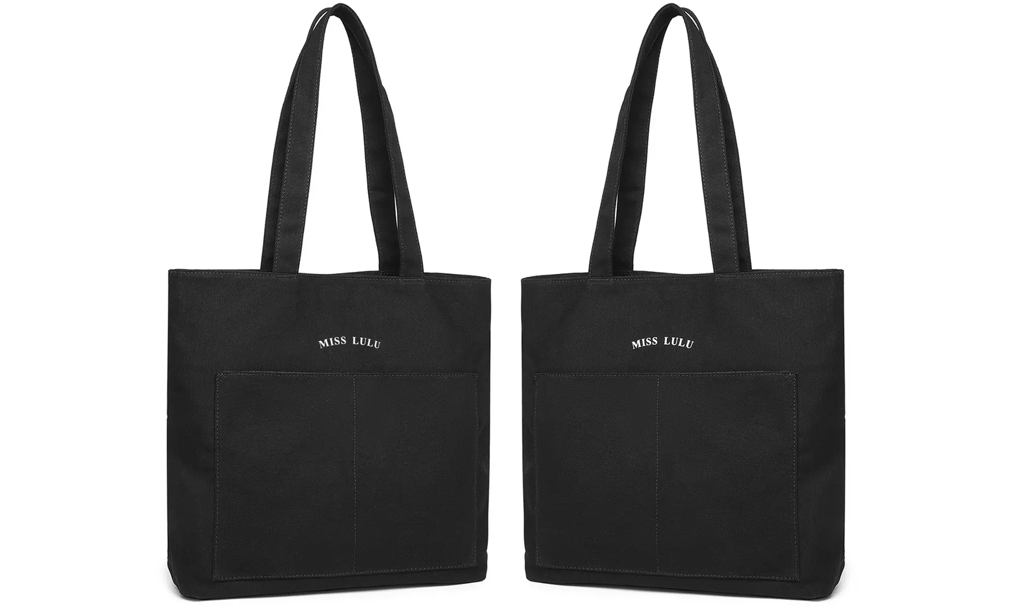 Daily Use Canvas Shoulder Bag Lage Capacity Shopping Bag Casual Bag