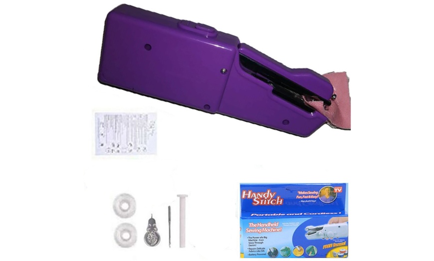 Image 8: Mini Handheld Sewing Machine