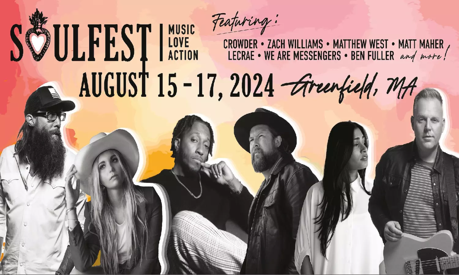 SoulFest 2024 W/ Crowder, Zach Williams, Matthew West, Matt Maher, Lecrae, & More Through August 17  - Primary Image