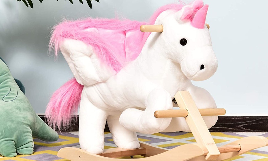 Groupon rocking sale horse