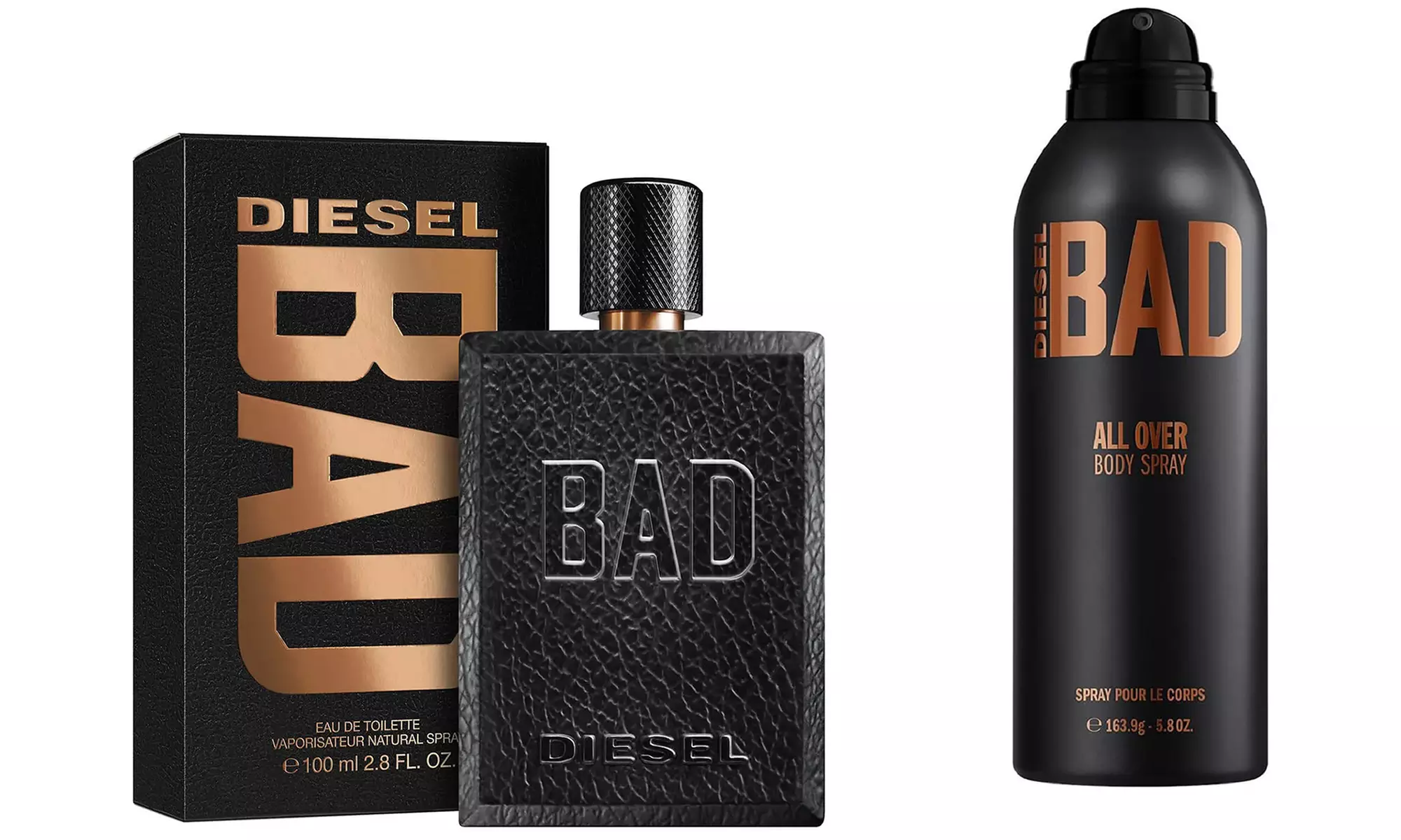 One or Two Diesel Bad EDT or Body Sprays - Primary Image