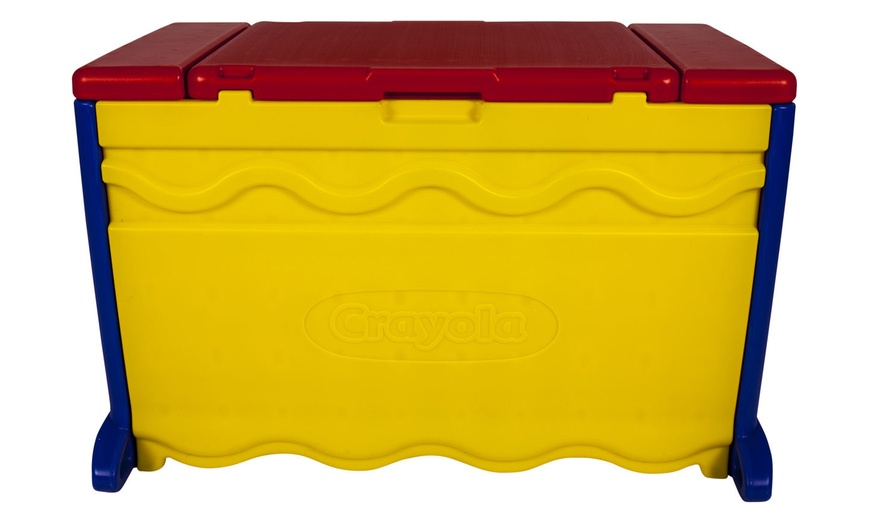 Image 5: Crayola Draw 'n Store Toy Box