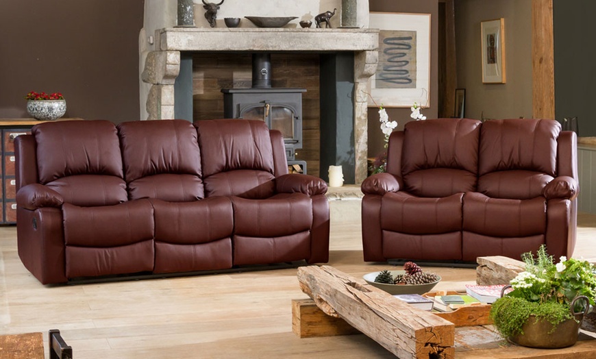 Image 24: Up to Three Reclining Sofa Sets 