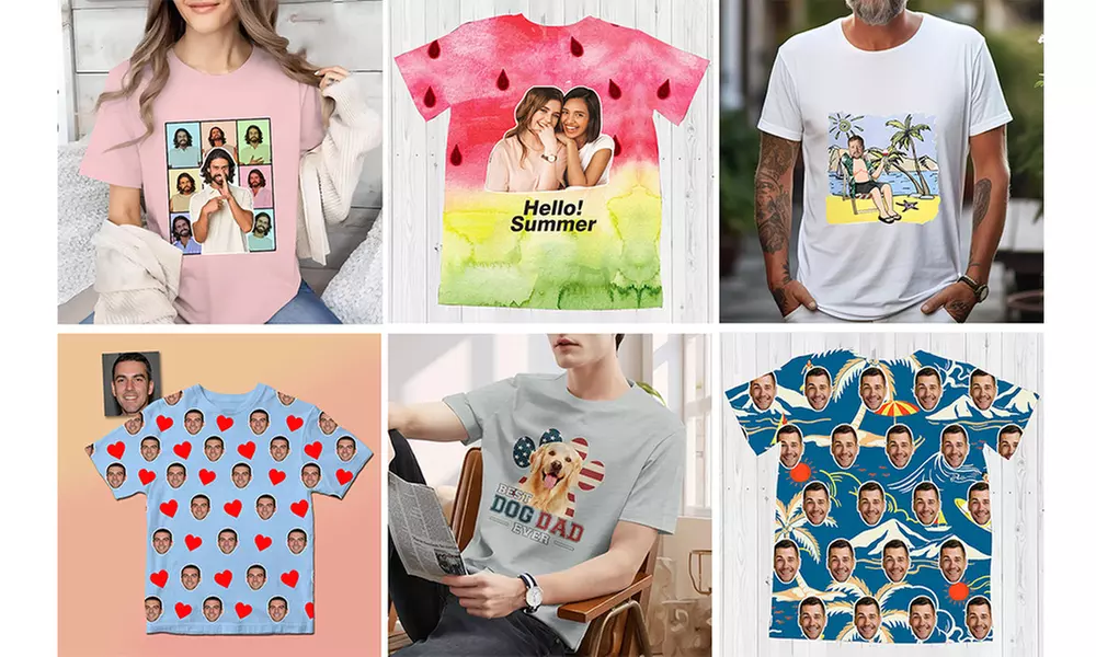 Up to 85% Off Custom T-Shirt from Justyling