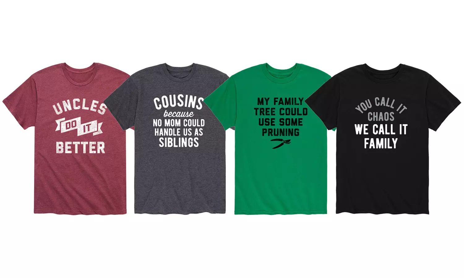 Instant Message: Funny Uncle and Cousin Family Tees (S-3XL) - Primary Image