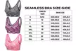 Blu Apparel Three and Nine Pack Marl Comfort Seamless Bras - Second Medium