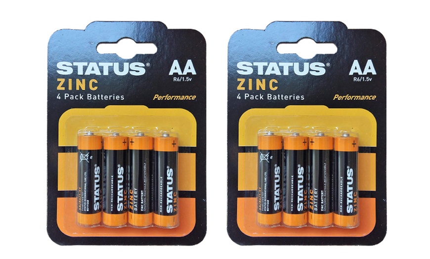 Image 6: Status AA or AAA Zinc Batteries