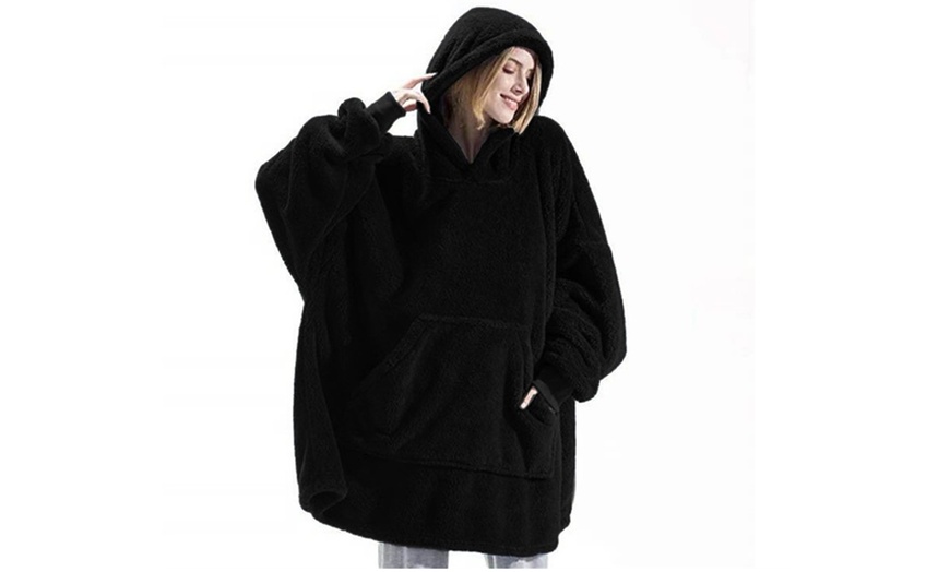 Image 6: Oversized Sherpa Hoodie