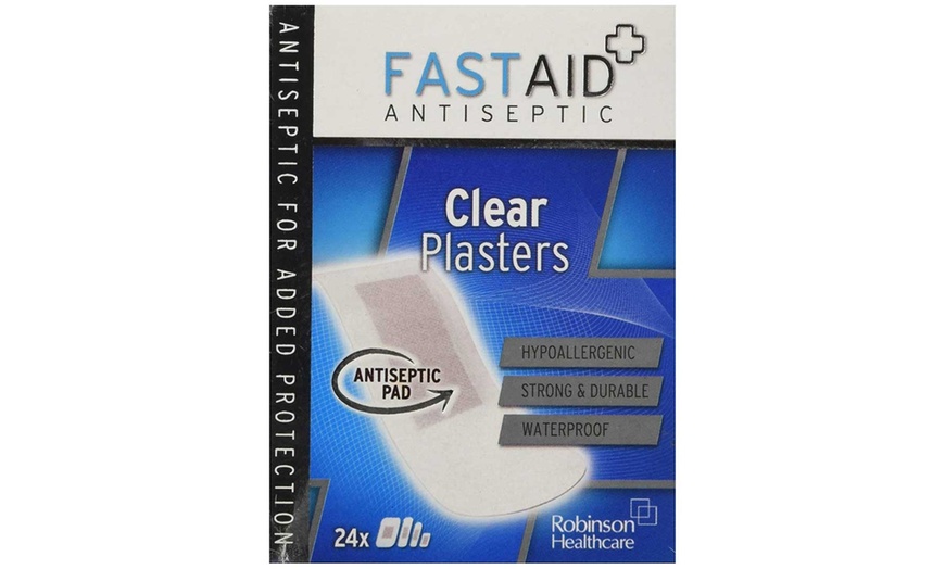 Image 2: Fast Aid Clear Plaster Six-Pack