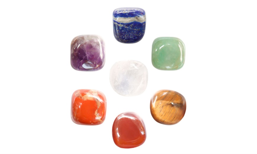 Image 3: One or two Sets of Seven-Piece Chakra Stones