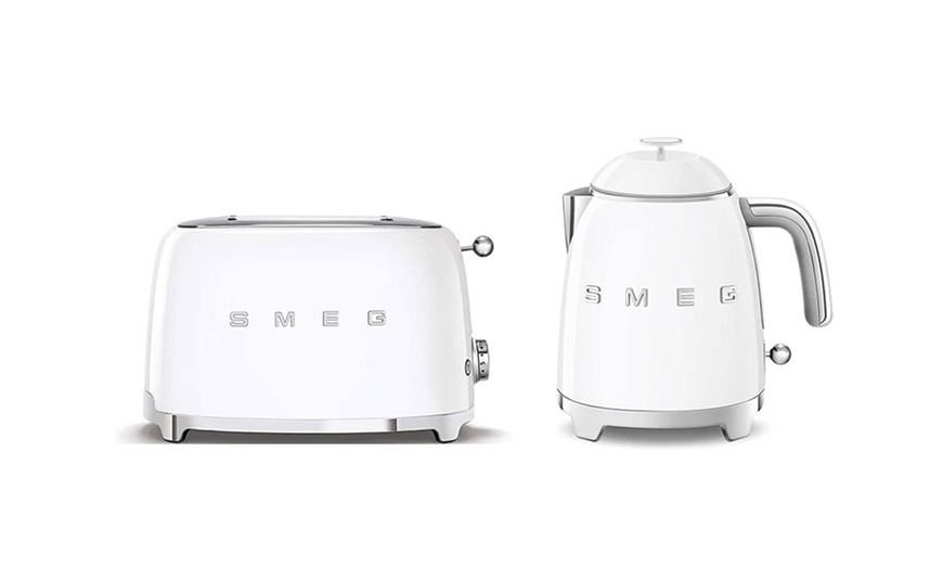 Image 2: Smeg 0.8 Litre Kettle and Two-Slice Toaster Bundle