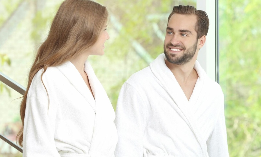 Image 2: Soft Unisex Dressing Gown