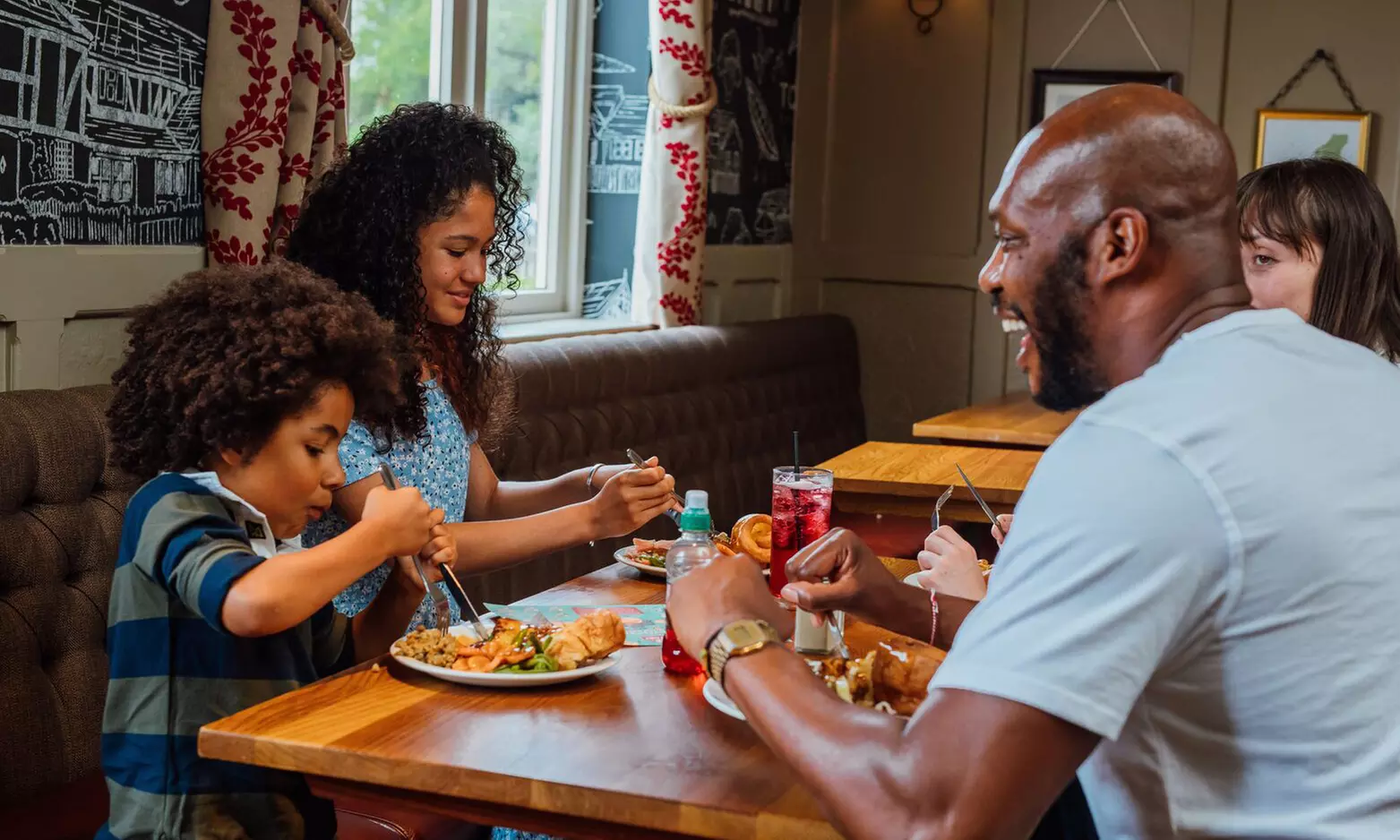 Two-Course Meal for 2 Adults or 2 Adults with 1 Child