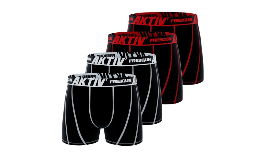 Image 5: Lot de 4 boxers Freegun "Aktiv" pour homme