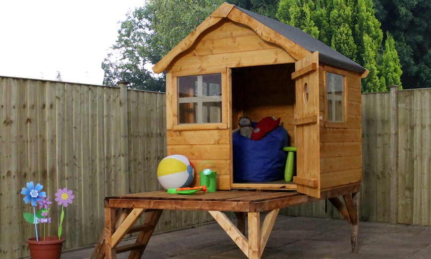 Image 4: Children's Outdoor Playhouse