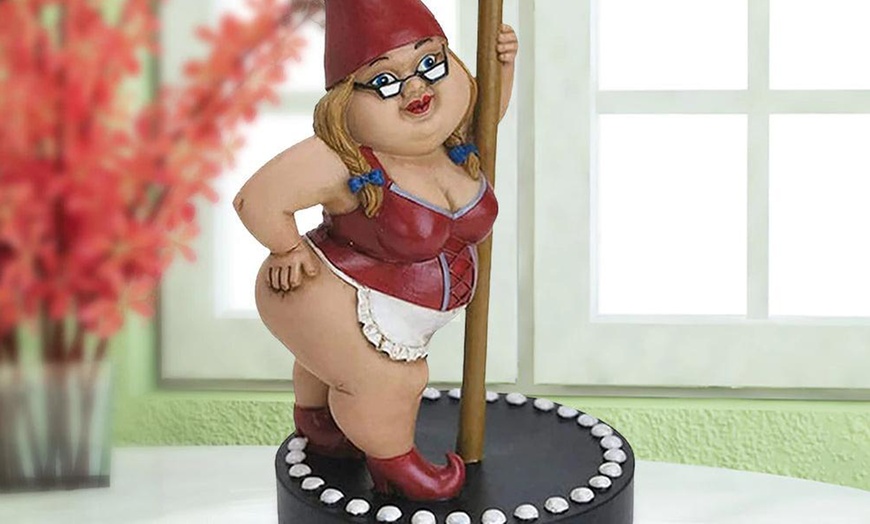 Image 6: Pole Dance Gnome Garden Decoration