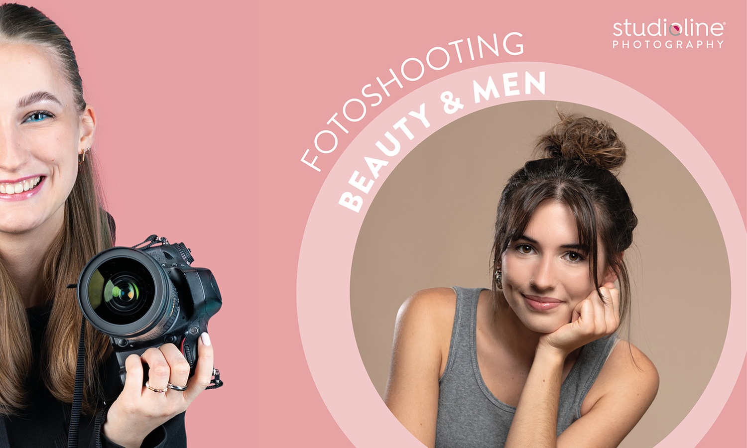 60 Min. studioline PHOTOGRAPHY Fotoshooting Erlebnis + Goldcard