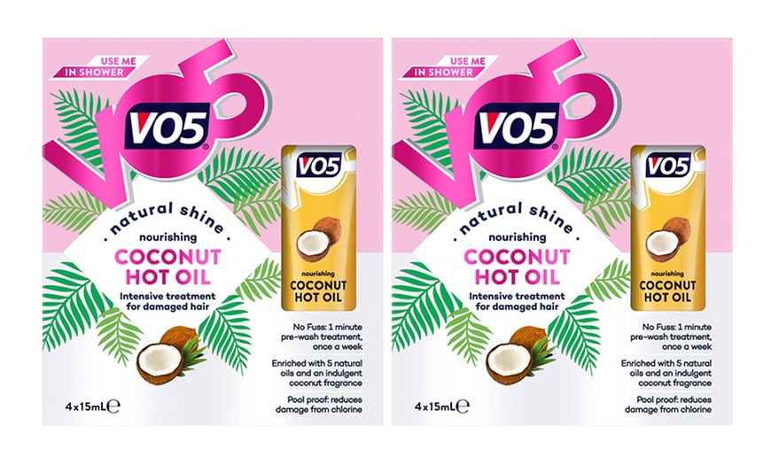 Image 3: VO5 Nourishing Coconut Hot Oil Eight-Pack 15ml