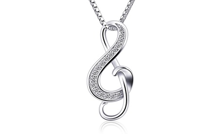 1 o 2 collane chiave di violino in argento