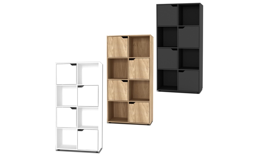 Image 3: Cube Bookcase with Door